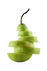 Image showing Sliced Pear