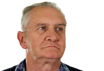 Image showing Mature Man Contented