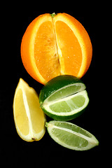 Image showing Orange Lemon And Lime