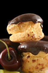 Image showing Chocolate Profiteroles 3