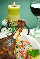 Image showing Lamb Shank With Rosemary