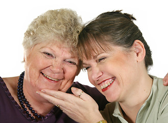 Image showing Mother And Daughter Laughing