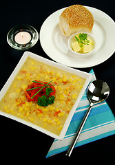 Image showing Capsicum Chili And Corn Chowder