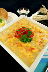 Image showing Capsicum Chili And Corn Chowder