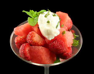 Image showing Strawberry And Watermelon