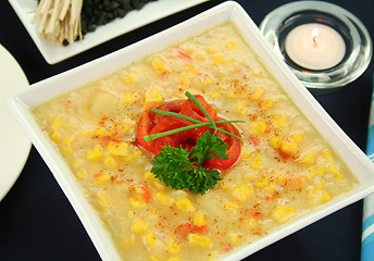 Image showing Capsicum Chili And Corn Chowder