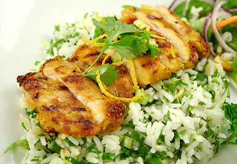 Image showing Sliced Chicken Tikka