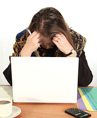 Image showing Dejected Businesswoman