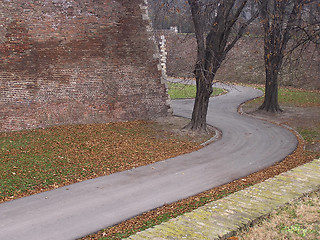 Image showing Curved Path