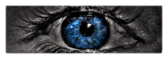 Image showing blue eye