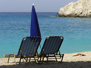 Image showing Pair At Beach