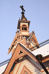 Image showing Wooden church