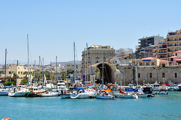 Image showing Marina: Port of Heraklion, Crete, Greece