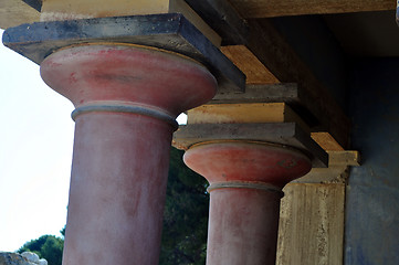 Image showing Archaeological site of Knossos. Minoan Palace. Crete.