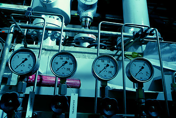 Image showing Interior of water treatment plant 