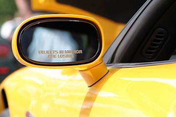 Image showing Objects in mirror are loosing