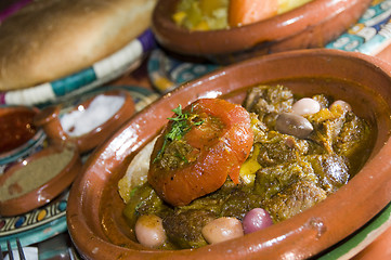 Image showing lamb tagine dinner in casablanca morocco