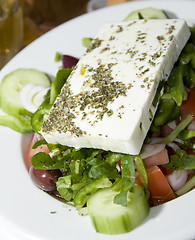 Image showing real greek salad