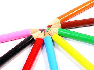 Image showing    Colorful Crayons
