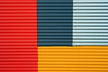 Image showing Corrugated iron