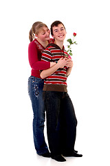 Image showing Teenager love