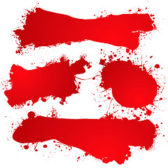 Image showing ink splat blood blank