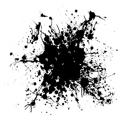 Image showing gothic grunge ink splat