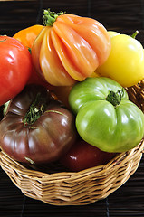 Image showing Heirloom tomatoes