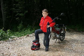 Image showing little biker