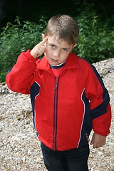 Image showing portrait of a smart boy