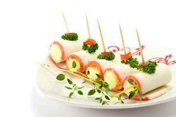 Image showing Crabmeat sticks