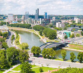 Image showing Vilnius Aerial