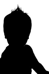 Image showing Baby Boy Silhouette