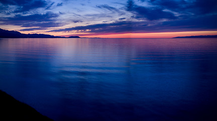 Image showing Strait of Juan de Fuca Sunset