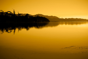 Image showing Pacific Northwest Sunset