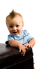 Image showing Baby Boy Portrait Isolated