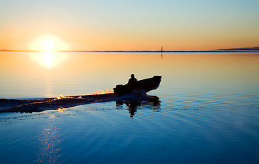 Image showing Pacific Northwest Sunset