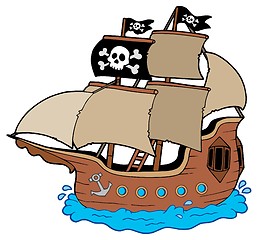 Image showing Pirate ship