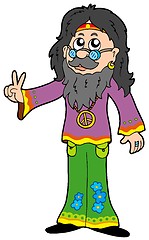 Image showing Hippie guru
