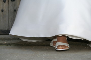 Image showing waiting bride close up