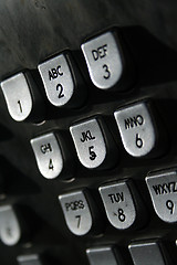 Image showing metal phone dial