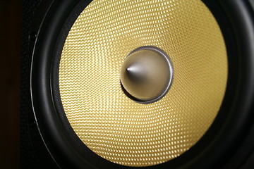 Image showing yellow speaker