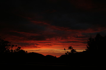 Image showing norwegian sunset