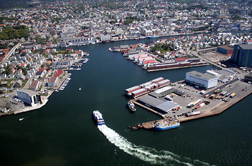 Image showing Shipping lane, Haugesund