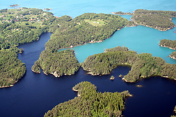 Image showing water meets sea