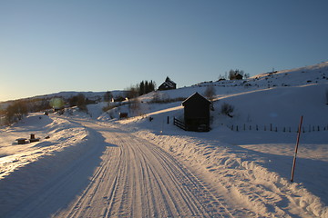 Image showing snowy road