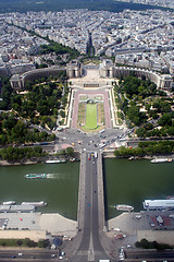 Image showing view from eiffel tower