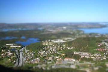 Image showing tilt shift olsvik