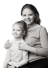 Image showing mother and daughter