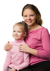 Image showing mother and daughter